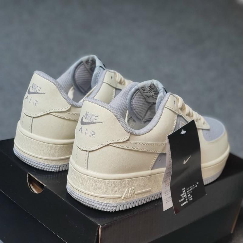 Giày thể thao sneaker nữ Af1 Kem Đế Xanh hàng cao cấp full box bill, My Pham Nganh Toc