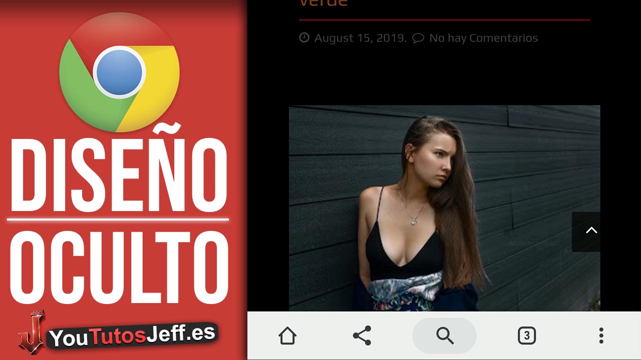 Activa Diseño Oculto Google Chrome Android