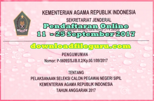 Info Penerimaan Seleksi Tes CPNS 2017 Kemenag RI ...