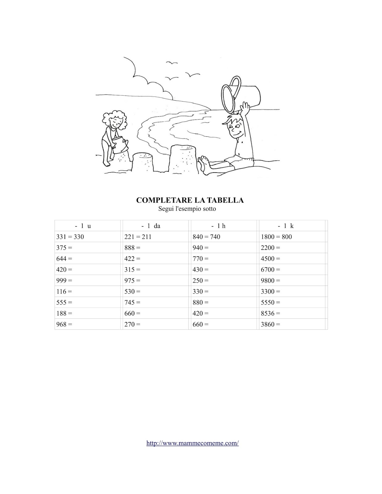 Esercizi Di Matematica Terza Elementare Online Free Photos