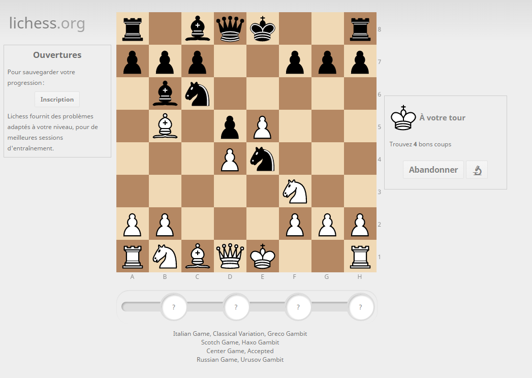 ABC ECHECS LICHESS Tutoriel pour jouer et s