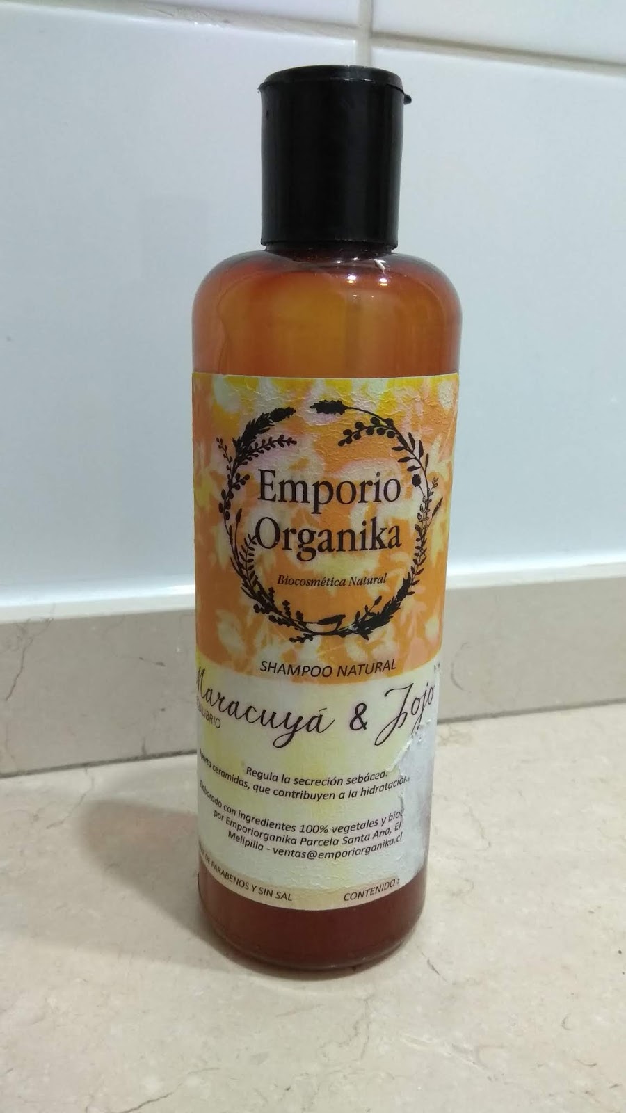 Review Shampoo de Maracuyá y Jojoba de Emporio Organika Yay