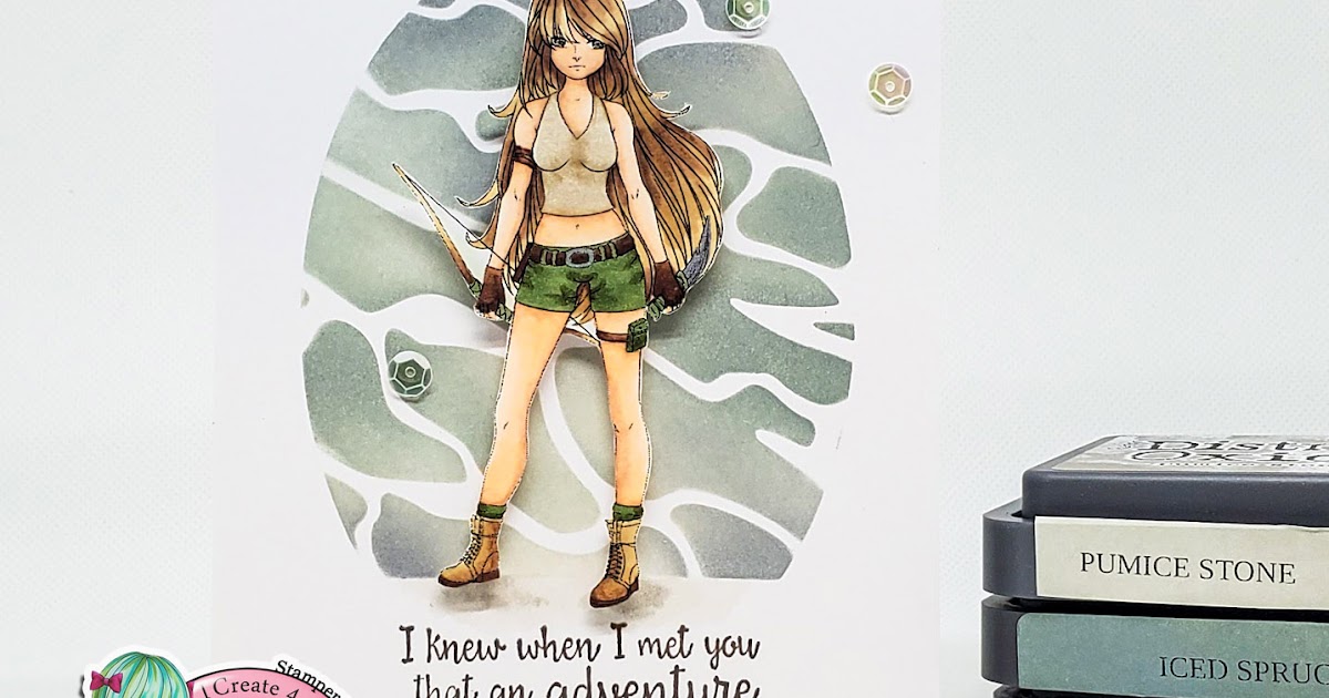 Glitter in my Hair Stamper's Delights June Anime Release Day!