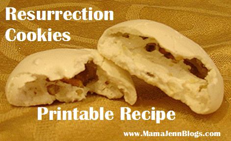 Resurrection Cookies {w/printable Instruction Chart} | Mama Jenn