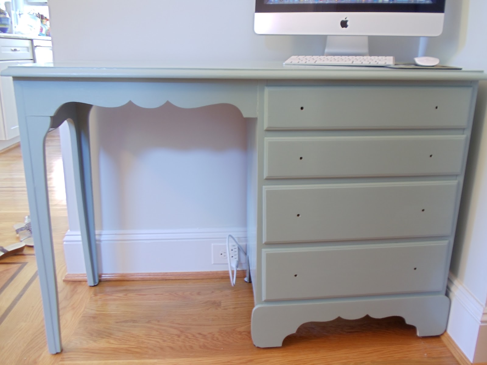 Worthwhile Domicile The Painted (But Unfinished) Desk