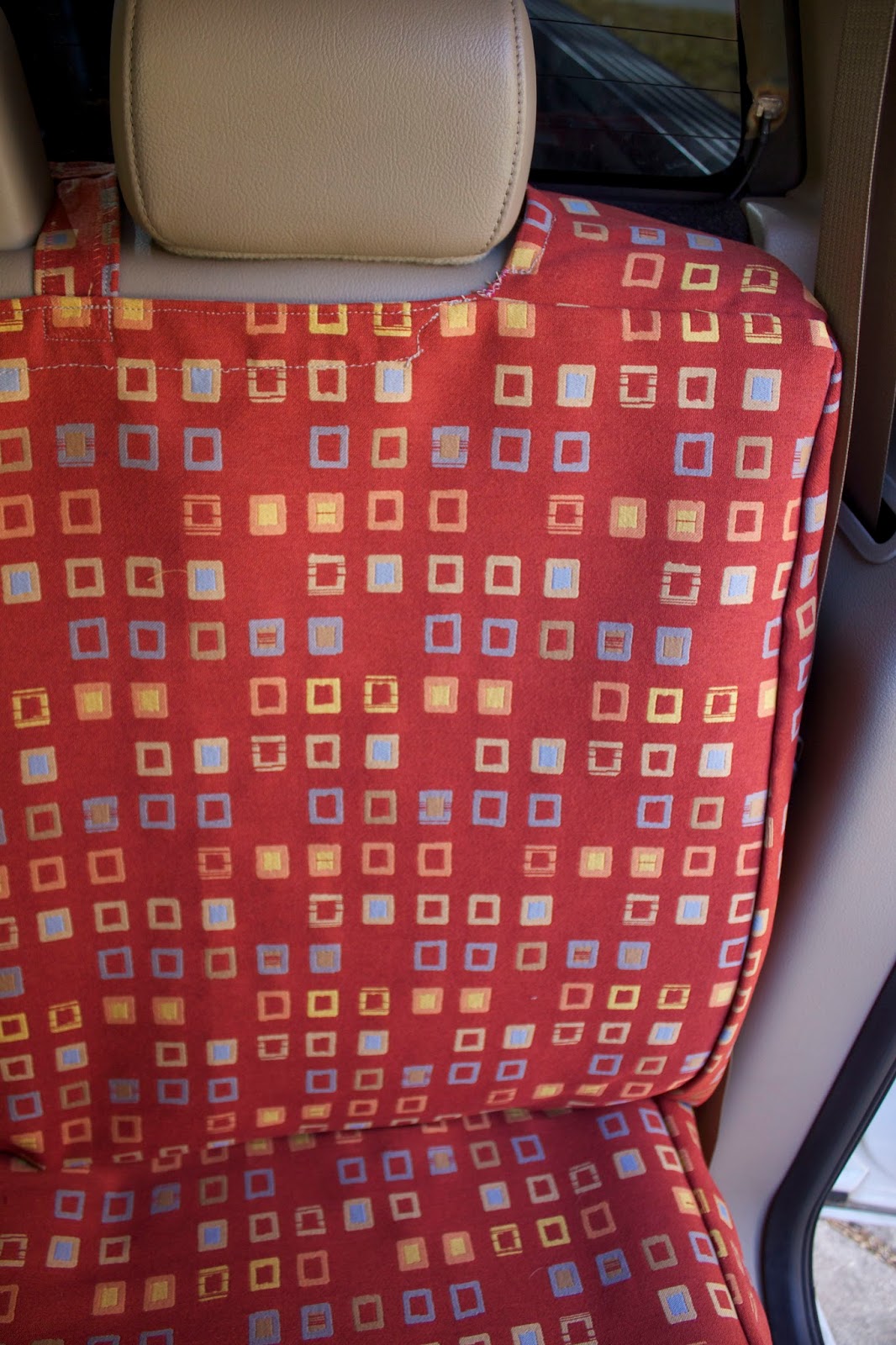 The B Farm Making a Truck Seat Cover