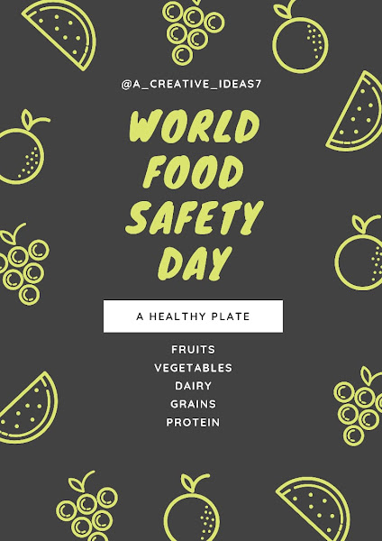 
If we take a safe and hygienic food we will be healthy throughout the life. As a healthy food prevent you from certain diseases. Poster explains the healthy of a person that contains fruits, proteins, vegetables, grains and dairy products like milk etc.