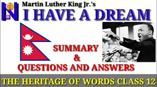 I Have a Dream by Dr. Martin Luther King Jr. | Summary and Questions
