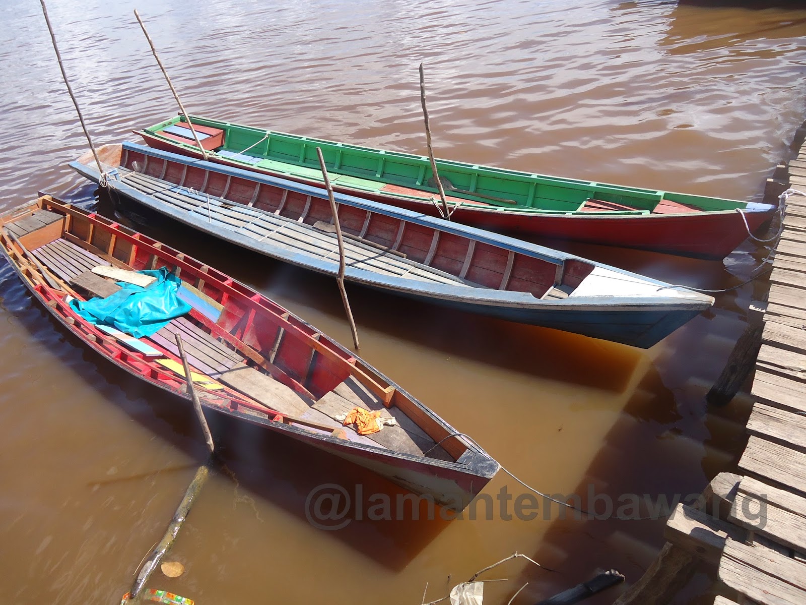 Sampan Transportasi Sungai | Laman Tembawang