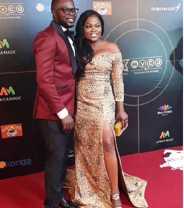 Image result for AMVCA 2017: Funke Akindele bags two awards in company of new husband