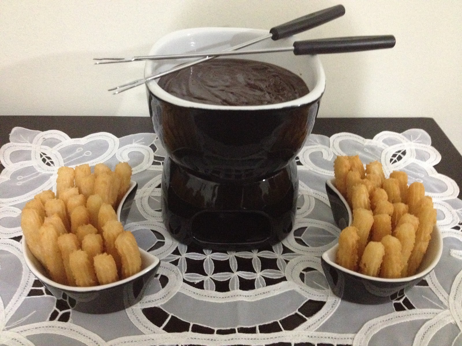 A Realidade da Cozinha FONDUE DE CHURROS