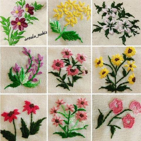 Mẫu thêu hoa nhí đẹp - Hinh 11