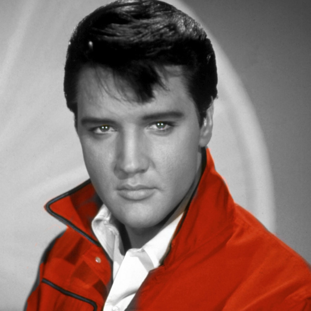 Collected Wallpaper Elvis And His Red Jacket iPad Wallpaper