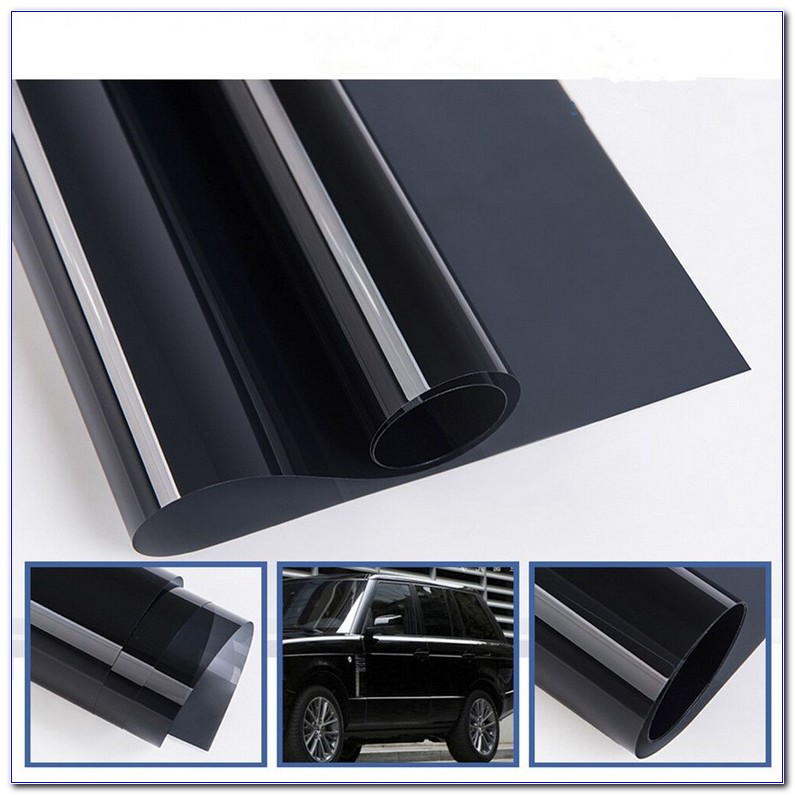 24 X 100 Ft Roll 5/% Window Tint 2 Ply Professional Dark Charcoal Tint Film Bulk Self Adhesive