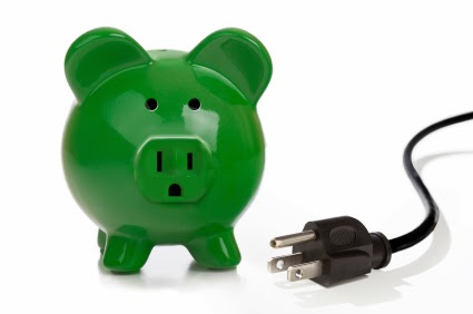 Standby power Switch off plug - green pig