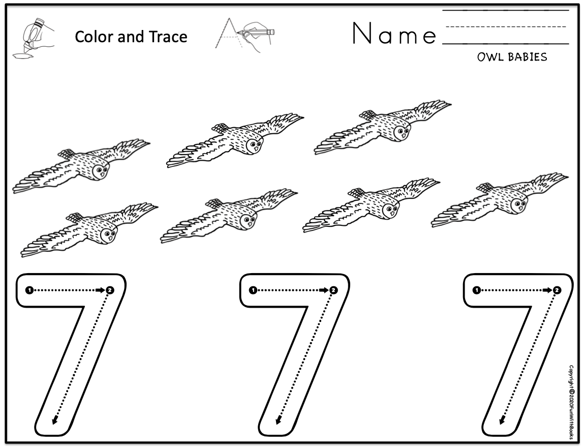 OWL BABIES PLAY DOUGH MATS Book Units by Lynn