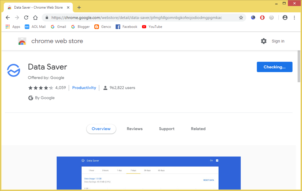 General Computers Install Google Data Saver Extension On Chrome Browser