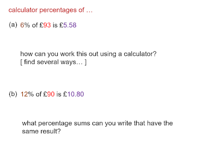 MEDIAN Don Steward mathematics teaching: percent 'of'