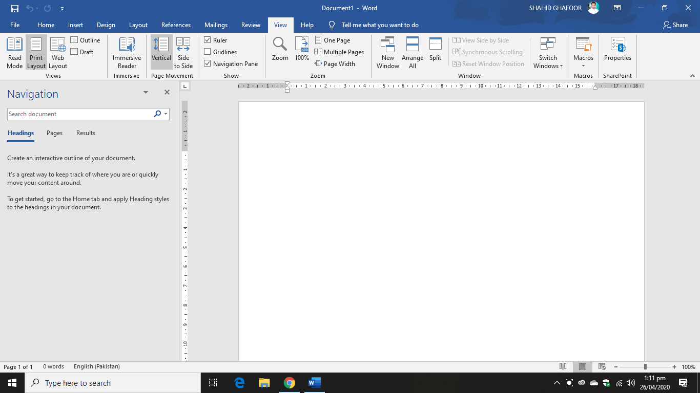 Ms Word 2019 Interface Whats New Interface