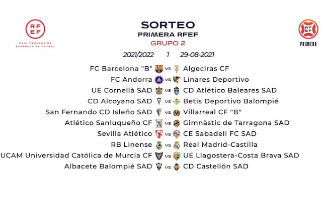 Calendario RFEF | El Sevilla Atlético comenzará el recibiendo al Sabadell en el Estadio Navas | JaviSFC.com