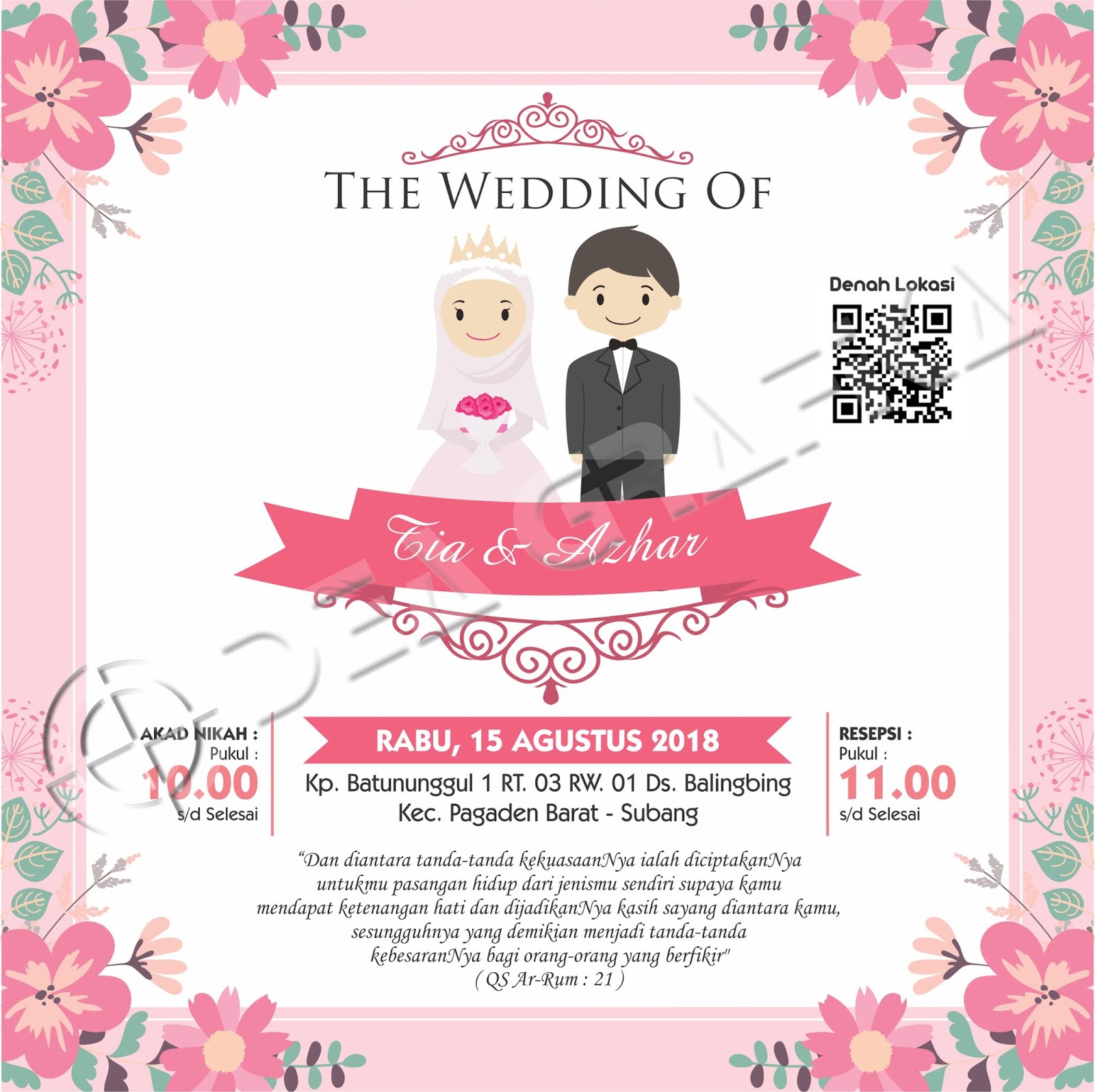 Contoh Desain Undangan Pernikahan Digital Html Tags - IMAGESEE