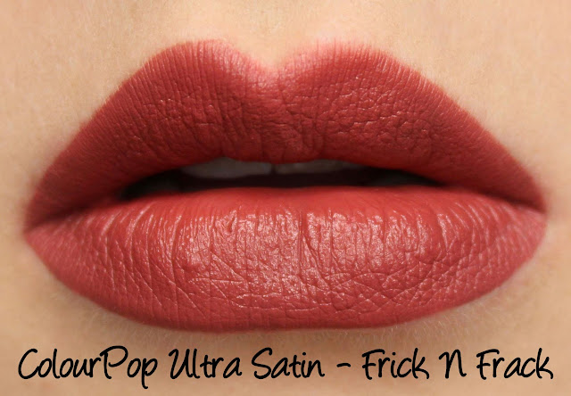 ColourPop Ultra Satin Lip - Frick N Frack Swatches & Review