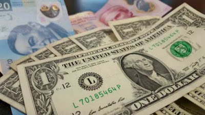 El día de hoy el dólar se cotiza en $19.10 pesos