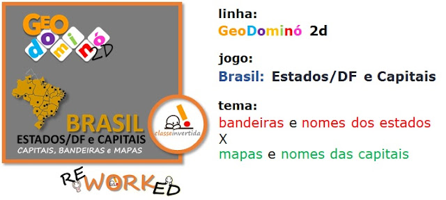 classe invertida: jogos didáticos: GeoDominó Brasil: Estados