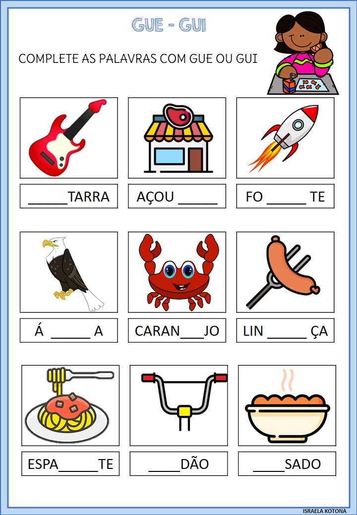 Atividades De Ortografia Gua Gue E Gui Em 2021 Atividades De - Vrogue