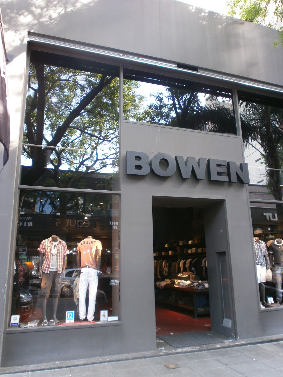 Outlets en Zona de Palermo, Buenos Aires, ventas de ropas de moda: Bowen,  Gurruchaga 741