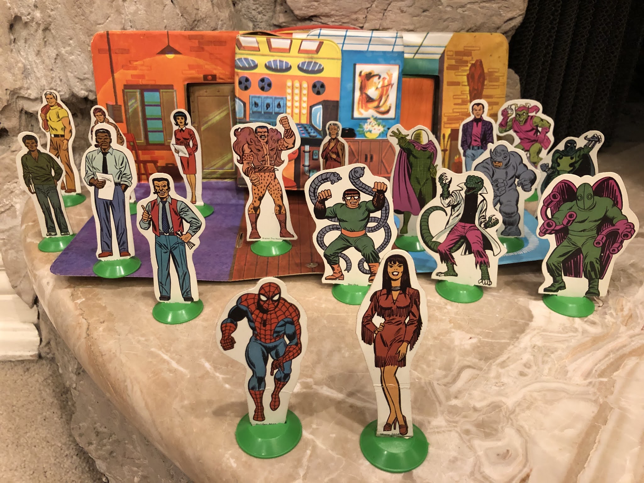 Observed Impulse Amsco Marvel World Playset Description, Pictures