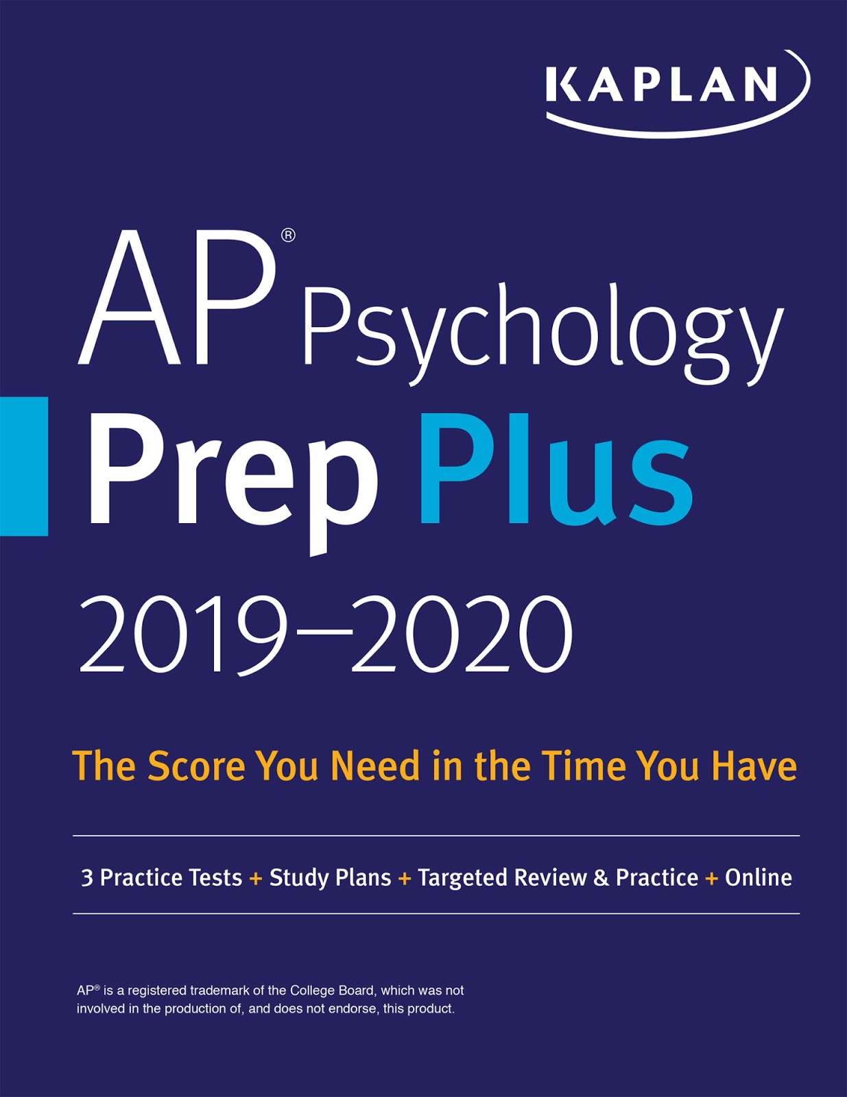 03-AP Psychology Prep Plus 2019-2020 3 Practice Tests + Study Plans + Targeted Review & Practice +