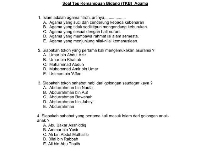 Soal Skb Pai Ilmusosial Id