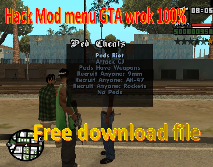 Hack mod game GTA San Andreas version 2020