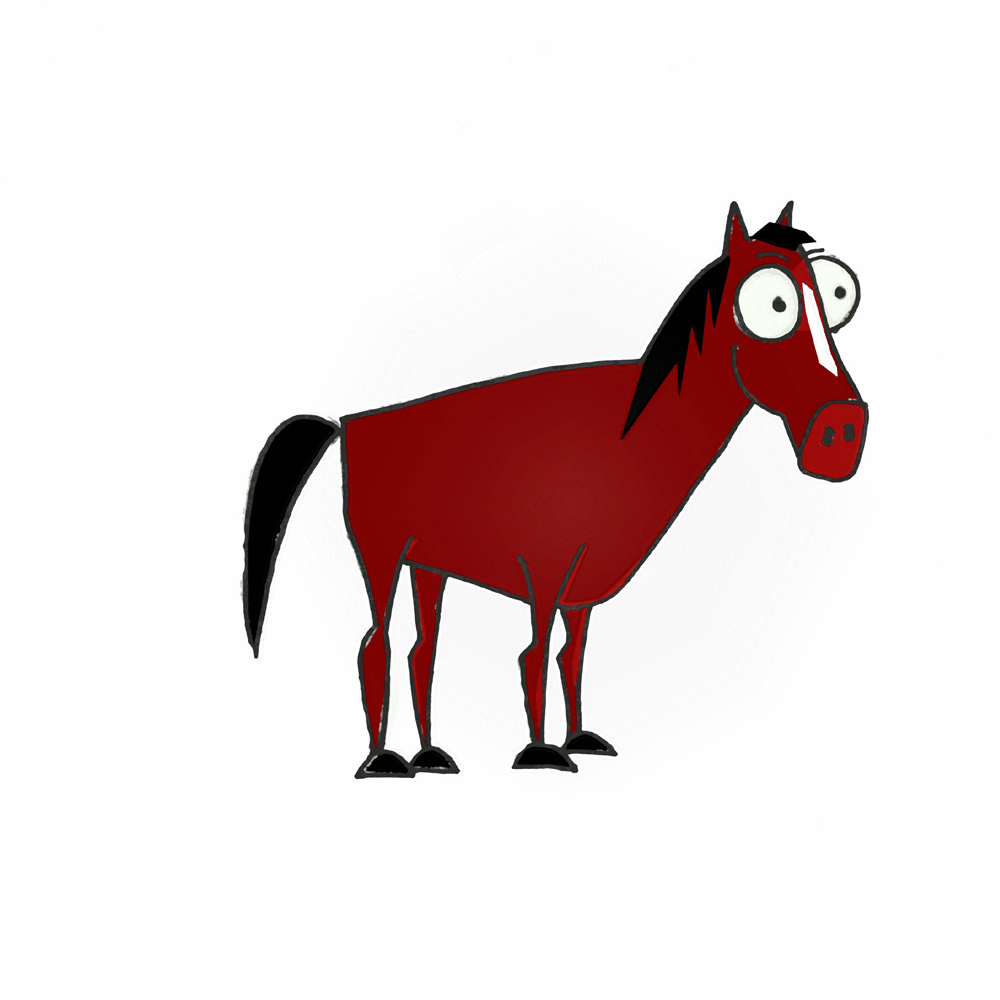 clipart of horse pooping - photo #22