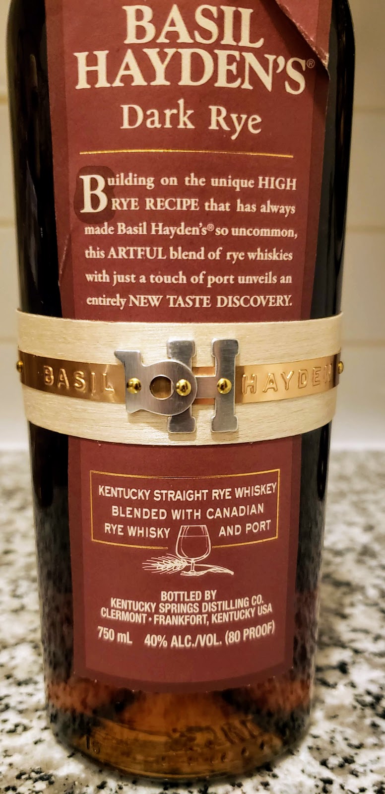 Columbus Bourbon Basil Hayden's Dark Rye Review