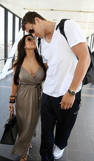 Kim Kardashian and her husband Kris Humphries left Los Angeles earlier today