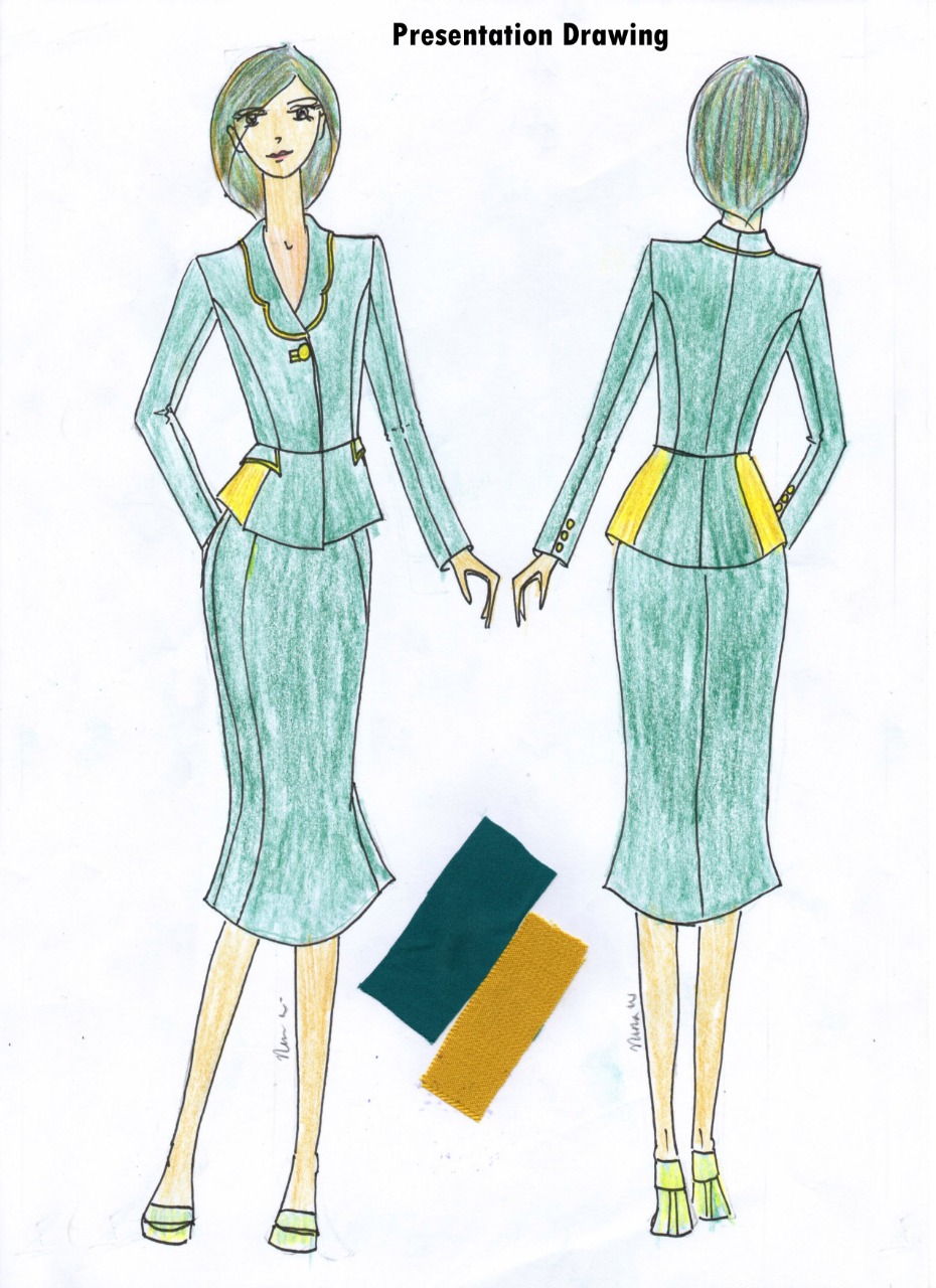 Desain Sajian Presentation Drawing