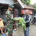 Berbagi Ditengah Pandemi, Yonarmed 12/Divif 2 Kostrad Bagikan Hasil Panen Sayuran ke Masyarakat