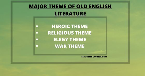Лекция по теме Old English Literature