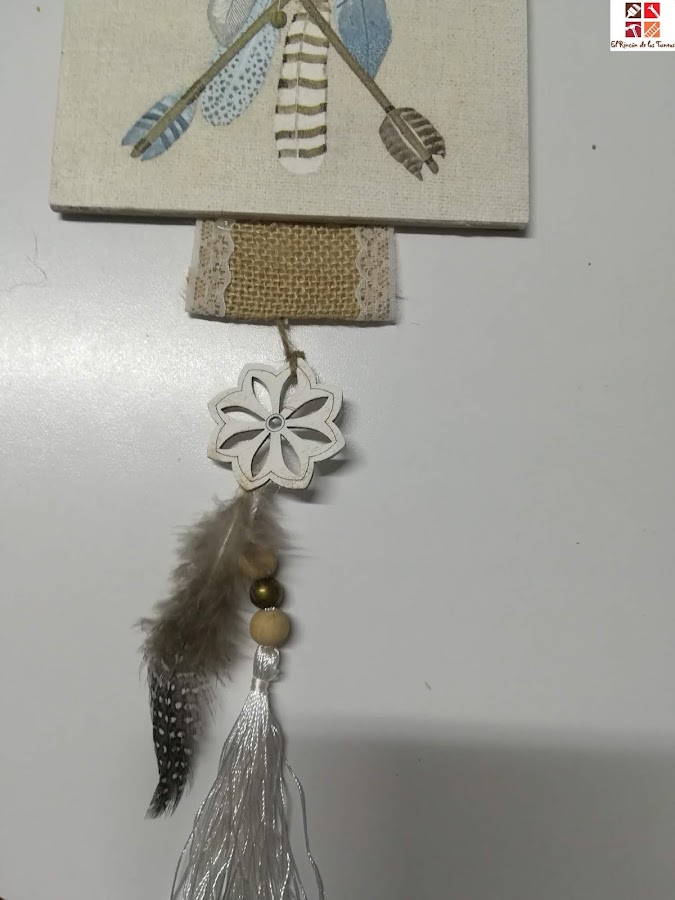 diy cuadros con plumas