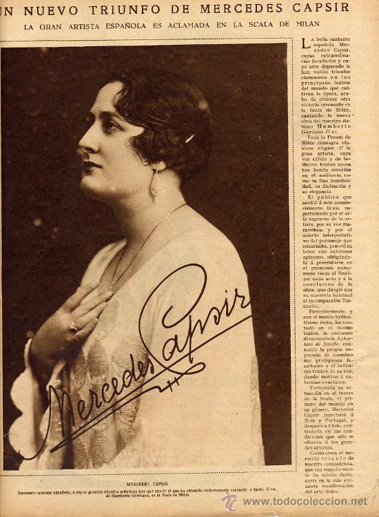 Heroínas Mercedes Capsir Vidal soprano