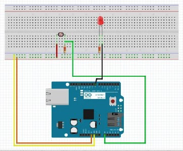 Arduino ile Işık Sensörü Görseli Arduino ile Işık Sensörü Görseli
