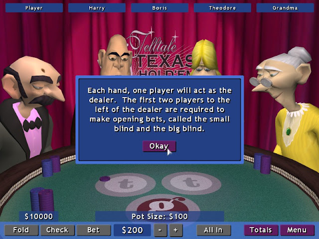 Screenshot from Telltale Texas Hold'Em