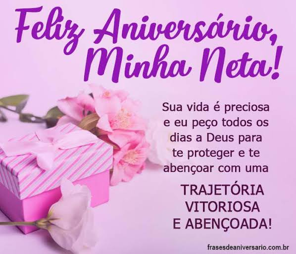 Mensagem de Aniversário para Neta de vovó Blog de Mensagem de Aniversário