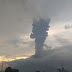 Kembali Erupsi, Gunung Sinabung Embuskan Kolom Abu Hingga Setinggi 4 Ribu Meter, di Himbau Selalu Gunakan Masker