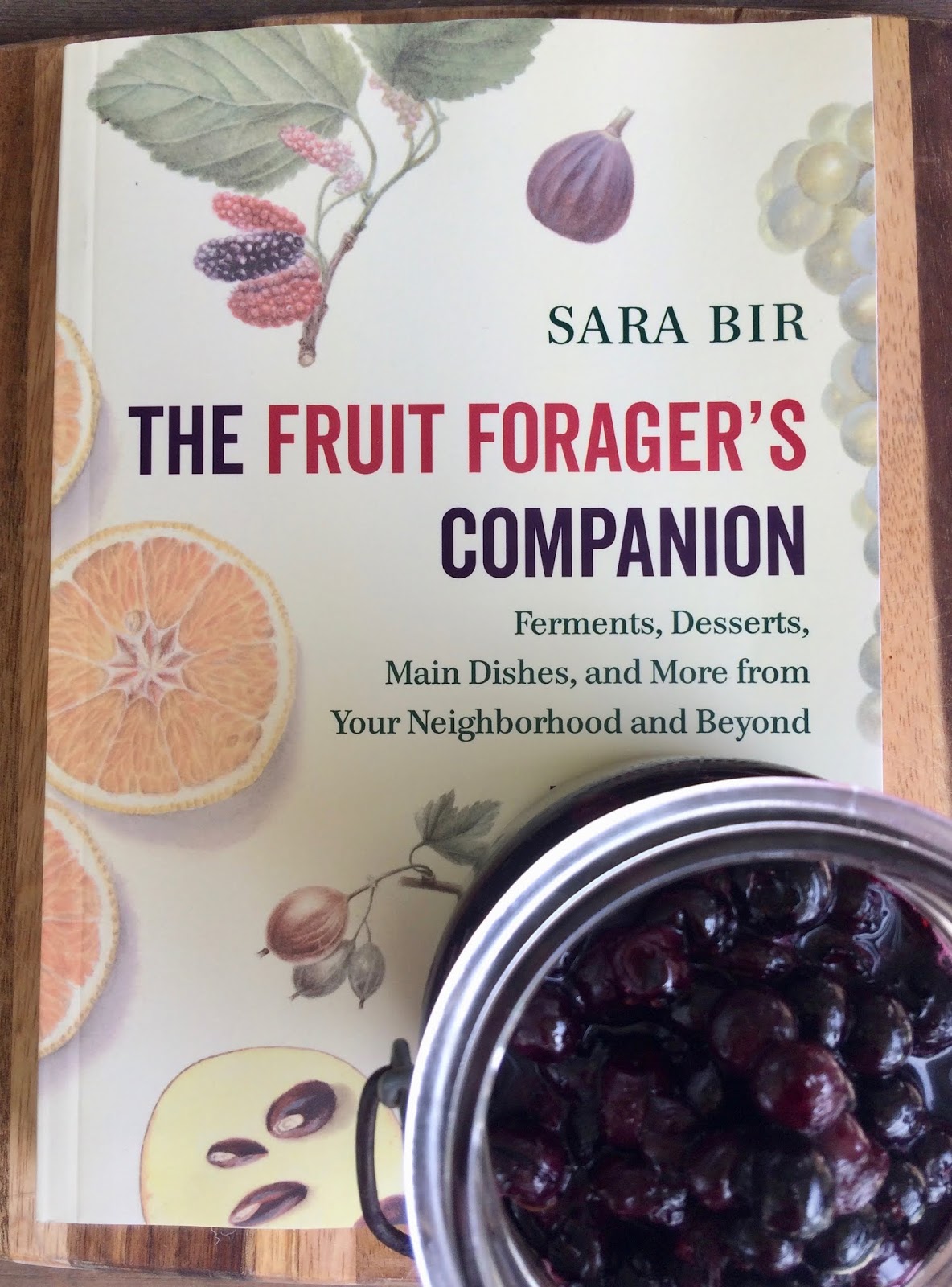 Savory Moments Roasted maple blueberries & a review of "The Fruit
