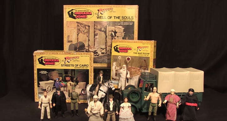 vintage indiana jones action figures