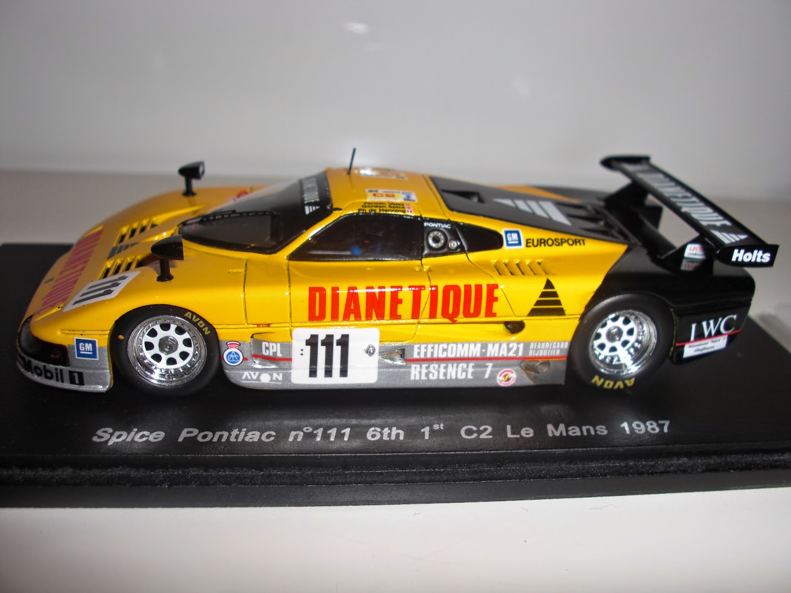 Spice - SE 87 C Ford Le Mans 1988 - Bizarre - 1/43 - Voiture miniature