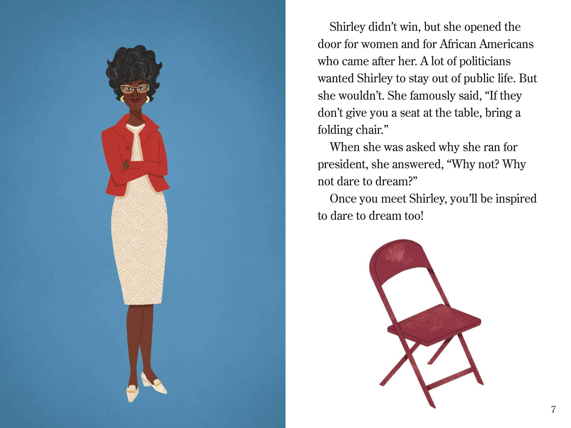 You Should Meet Shirley Chisholm by Laurie Calkhoven, illustrated by